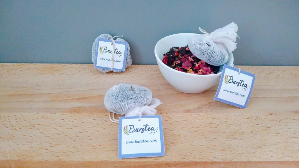 thé en sachets rose litchi