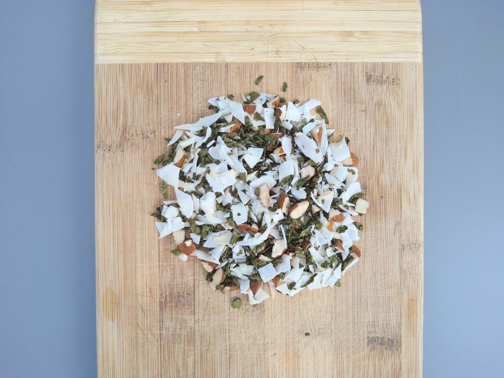 infusion moringa de la marque de thé Burstea : coco,amandes et moringa