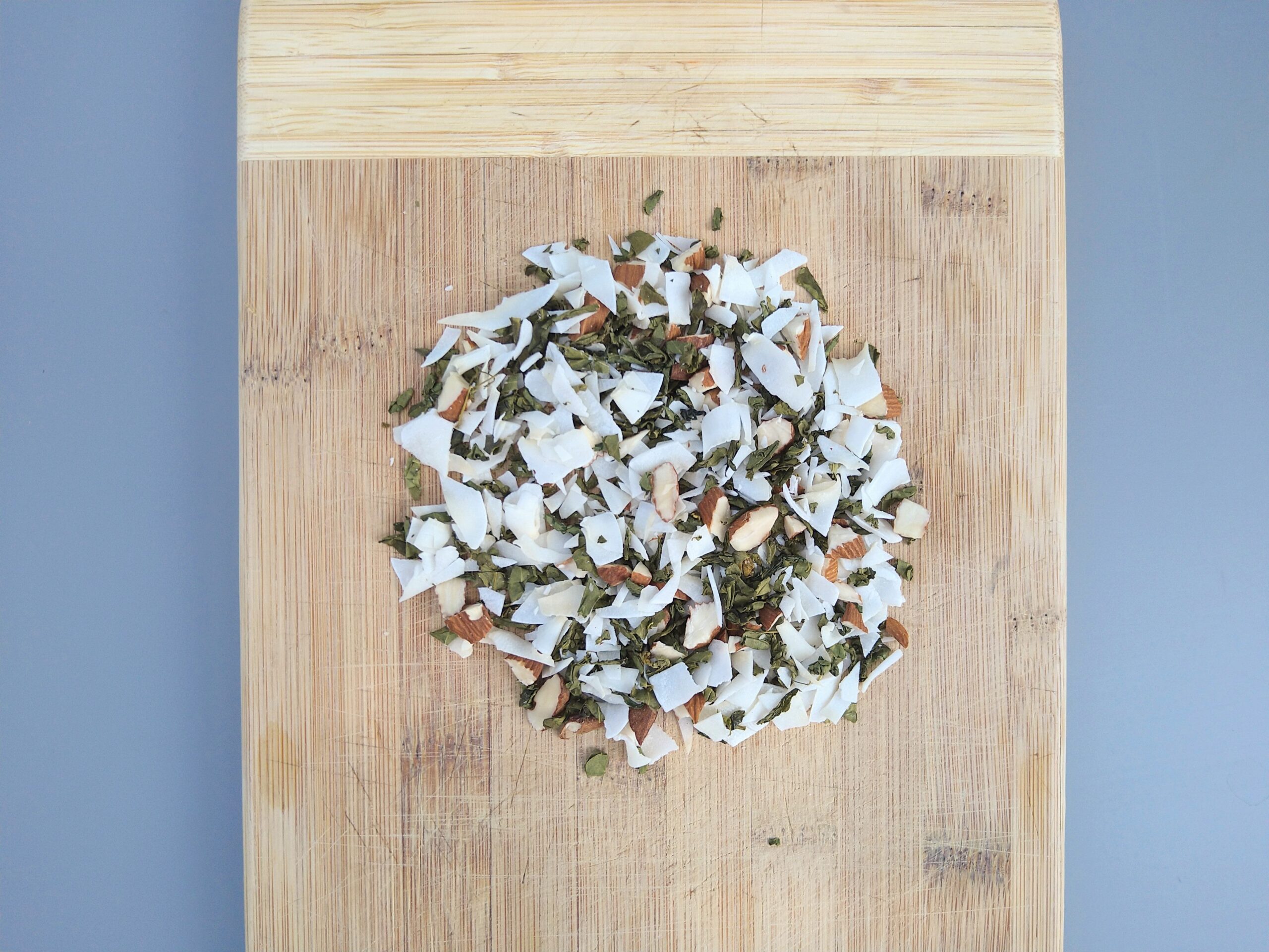 infusion moringa de la marque de thé Burstea : coco,amandes et moringa