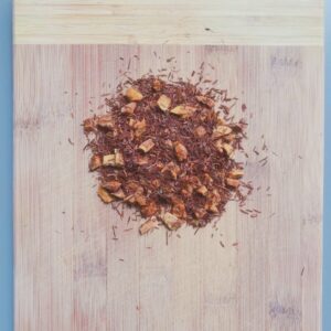 Marque de thé Burstea : Découvrez cette infusion à la mangue mélangée au rooïbos. Le rooïbos est un arbuste d'Afrique du Sud sans théine ni tanin. Un joli cadeau pour vos mamans